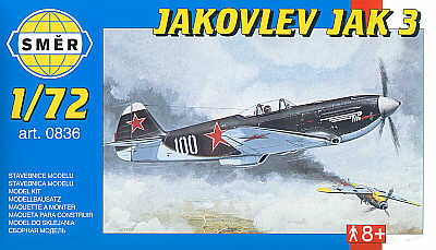 Smer SM72-836 1:72 Yakovlev Yak-3
