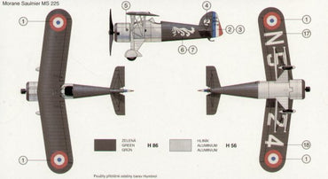 Smer SM72-838 1:72 Morane-Saulnier MS.225