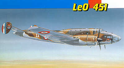 Smer SM72-843 1:72 Liore et Olivier LeO 451