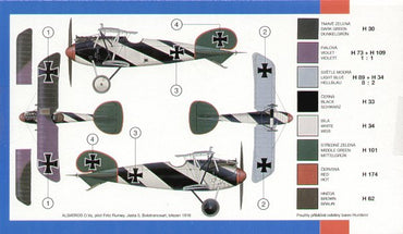 Smer SM72-878 1:72 Albatros D.V