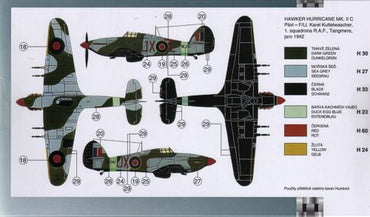 Smer SM72-882 1:72 Hawker Hurricane Mk.IIC with etched parts