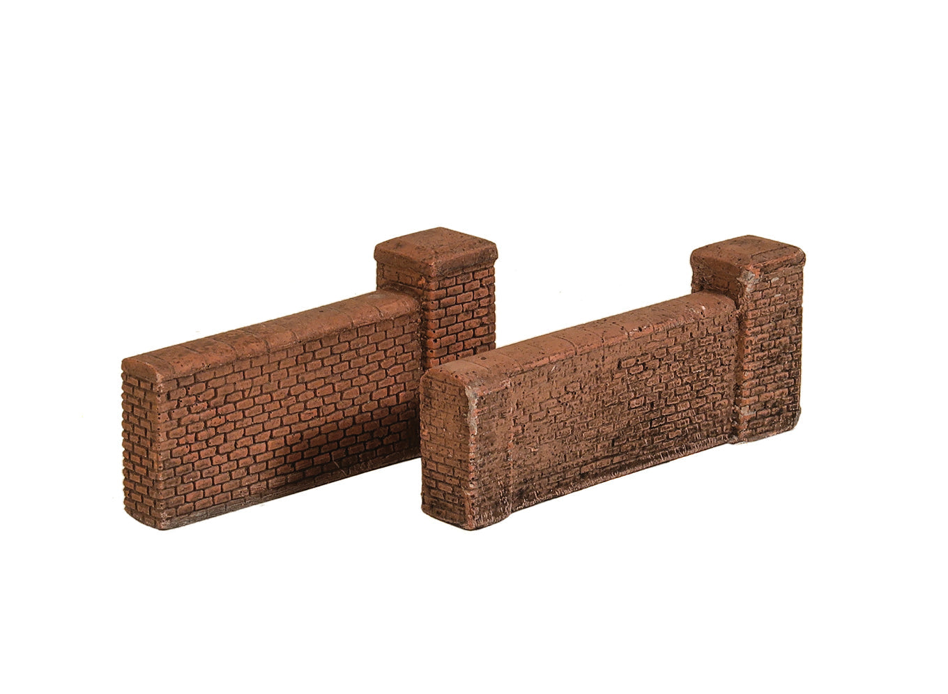 Harburn Hamlet SS303 High Brick Wall with Gatepost HO/OO Gauge