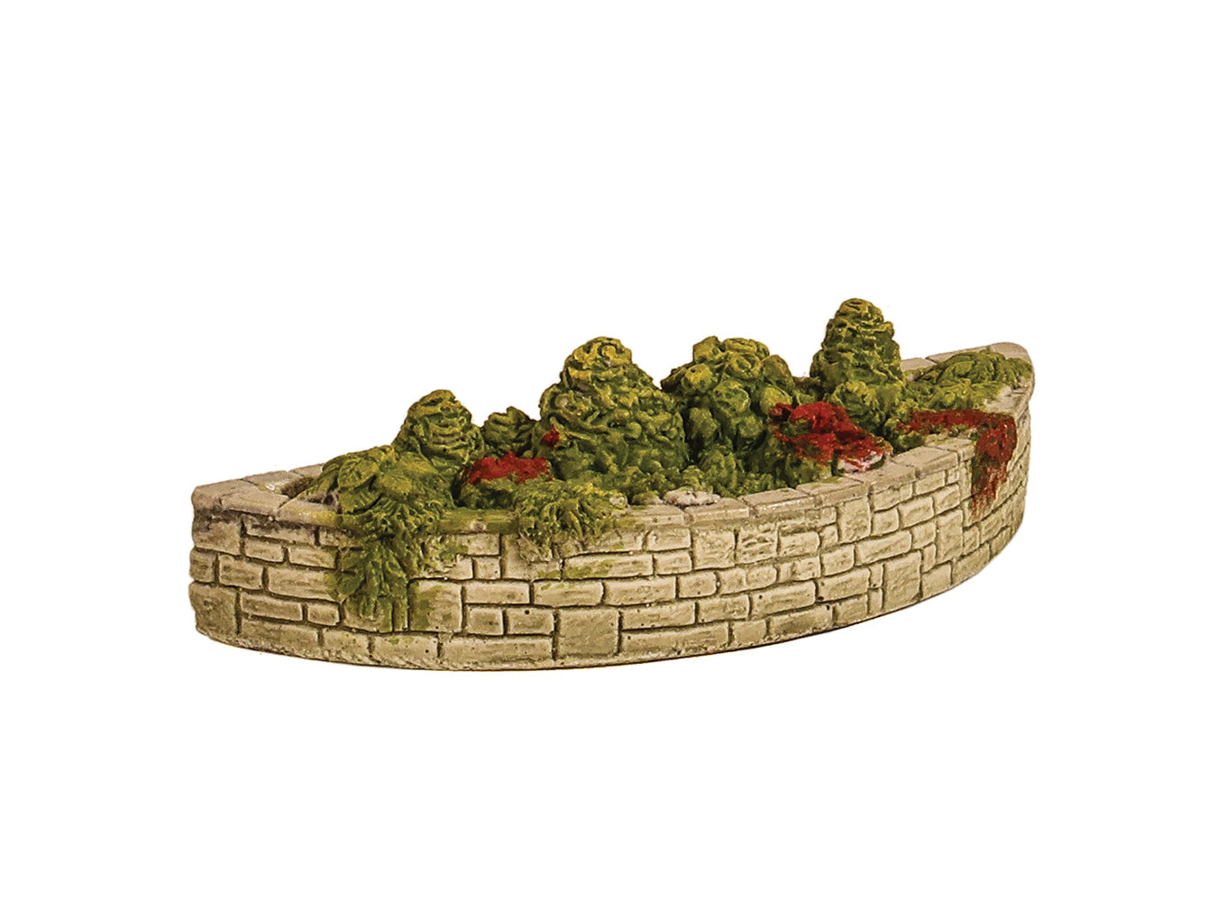 Harburn Hamlet SS322 Crescent Flower Bed HO/OO Gauge