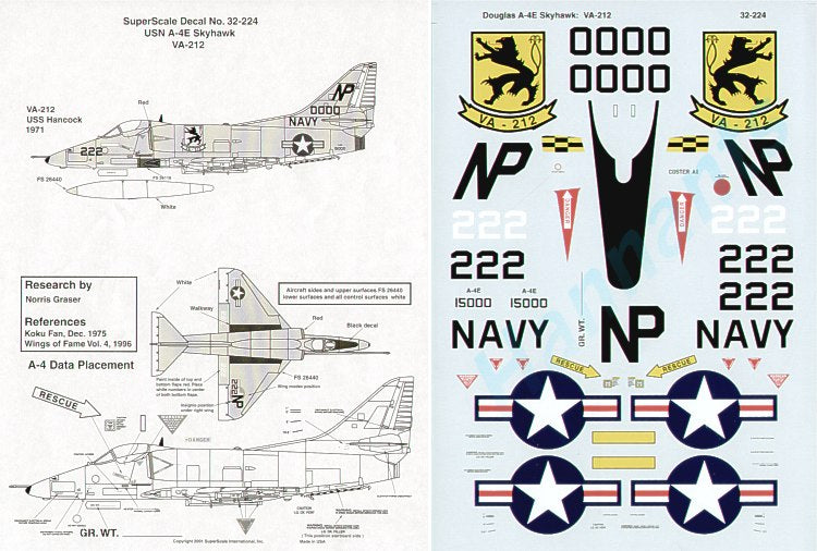 Microscale SS32224 1:32 Douglas A-4E Skyhawk