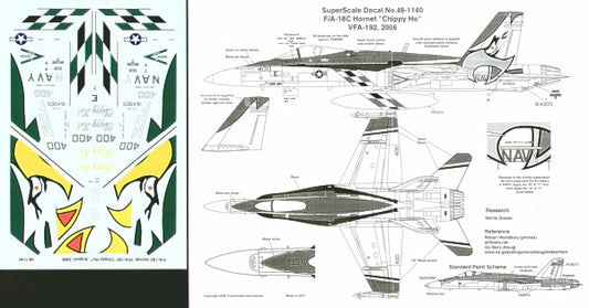 Microscale SS481140 1:48 McDonnell-Douglas F/A-18C Hornet
