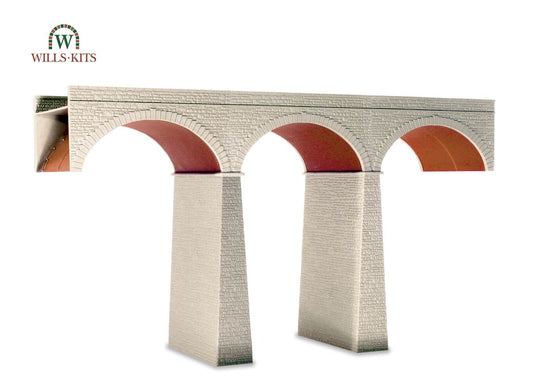 Wills Kits SS80 Three Arch Viaduct HO/OO Gauge