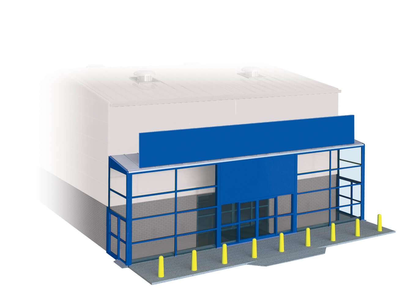 Wills Kits SSM310 Supermarket Frontage Kit HO/OO Gauge