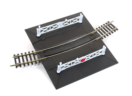PECO ST-267 Curved Level Crossing, 4th Radius HO/OO Gauge