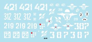 Star Decals STAR35951 1:35 Soviet BMD-1 Airborne tank