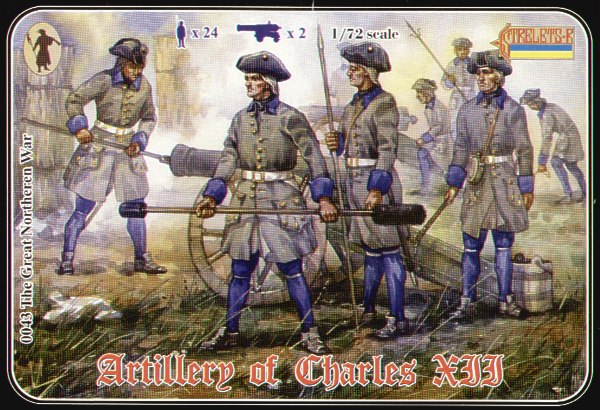 Strelets STR04372 1:72 Artillery of Charles XII
