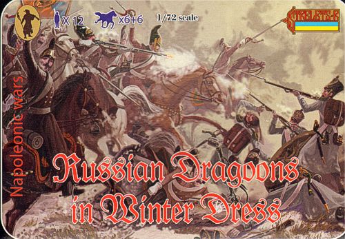 Strelets STR06772 1:72 Russian Dragoons in Winter Dress Napoleonic Era