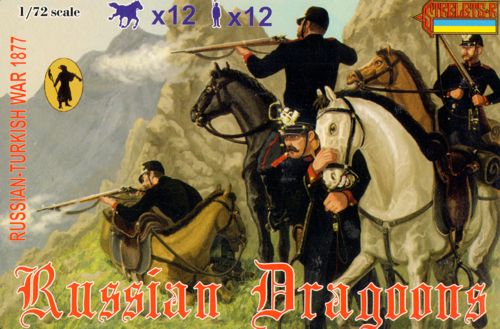 Strelets STR10772 1:72 Russian Dragoons 1877 Russo-Turkish War 1877.