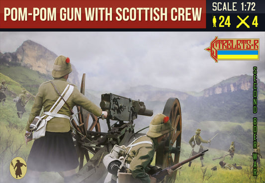 Strelets STR18972 1:72 Pom-Pom Gun with British Crew Anglo-Boer War
