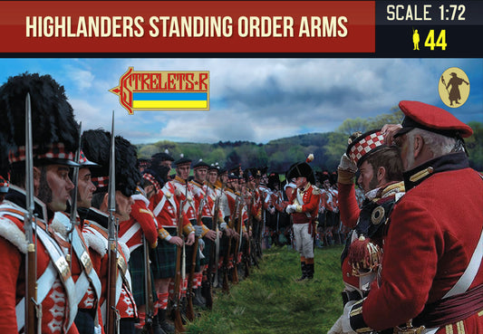 Strelets STR20072 1:72 Highlanders Standing Order Arms Napoleonic
