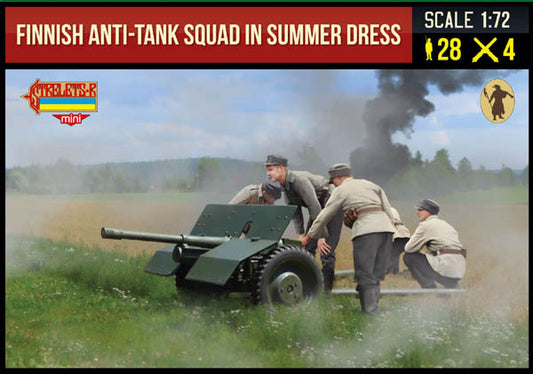 Strelets STR24572 1:72 Finnish Anti-Tank Squad in Summer Dress WWII