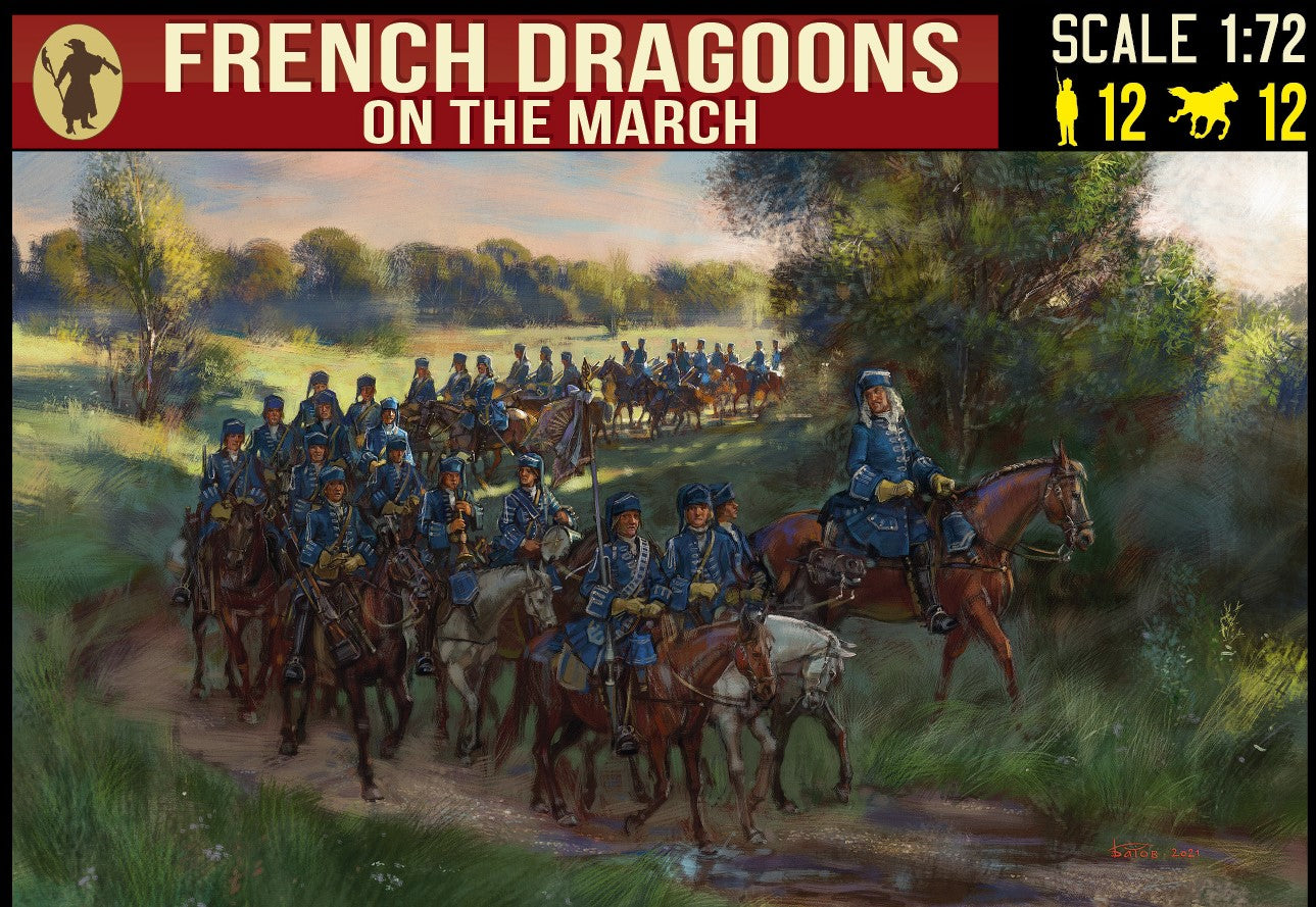 Strelets STR25172 1:72 French Dragoons on the March