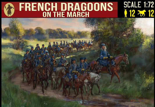 Strelets STR25172 1:72 French Dragoons on the March