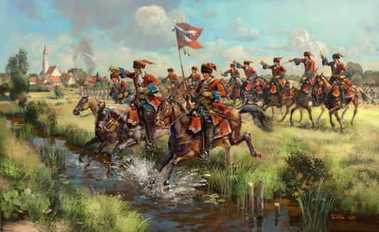 Strelets STR25372 1:72 French Dragoons in Attack