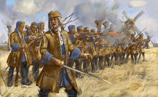 Strelets STR25472 1:72 Dismounted French Dragoons in Skirmish