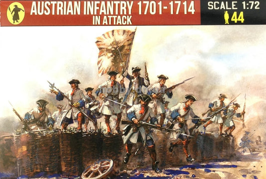 Strelets STR26172 1:72 Austrian Infantry in Attack