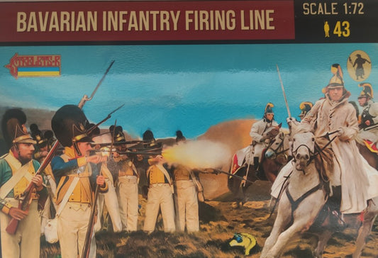 Strelets STR27372 1:72 Bavarian Infantry Firing Line Napoleonic