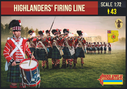 Strelets STR27972 1:72 Highlanders' Firing Line