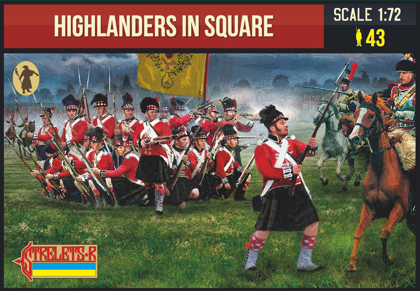 Strelets STR28772 1:72 Highlanders in Square