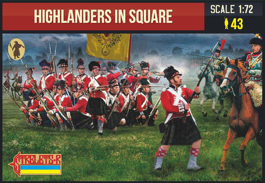 Strelets STR28772 1:72 Highlanders in Square