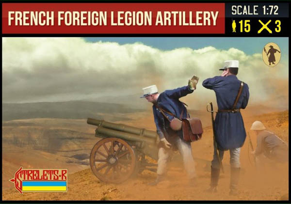 Strelets STR29072 1:72 French Foreign Legion Artillery Rif War