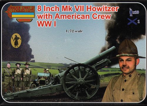 Strelets STRA002 1:72 8 Inch Mk.VII Howitzer with American Crew