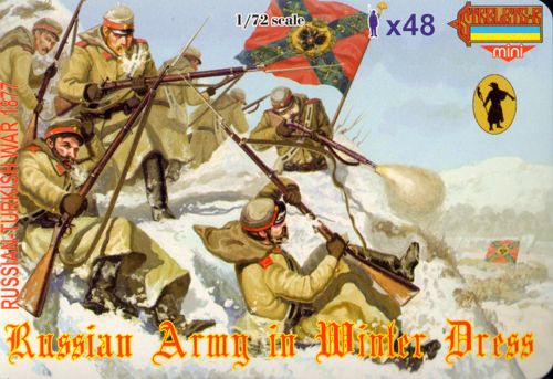 Strelets STRM046 1:72 Russian Infantry in Winter Dress 1877