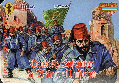 Strelets STRM066 1:72 Turkish Infantry in Winter Uniform 1877 Russo-Turkish War
