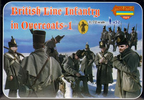 Strelets STRM094 1:72 Napoleonic British Line Infantry in Overcoats 1