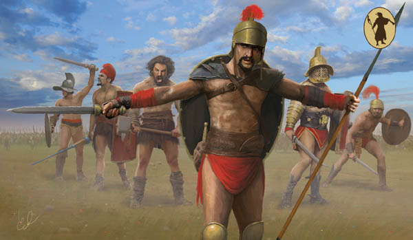 Strelets STRM110 1:72 Spartacus Army before Battle
