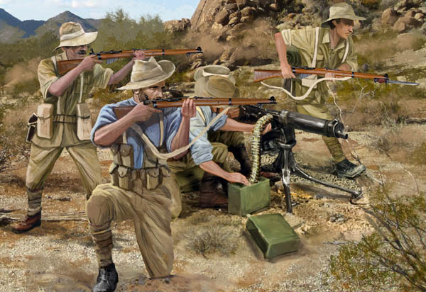 Strelets STRM131 1:72 Australian Camel Corps Dismounted