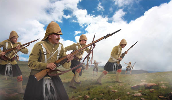 Strelets STRM139 1:72 Highlanders in Attack 1899-1902 Anglo-Boer War