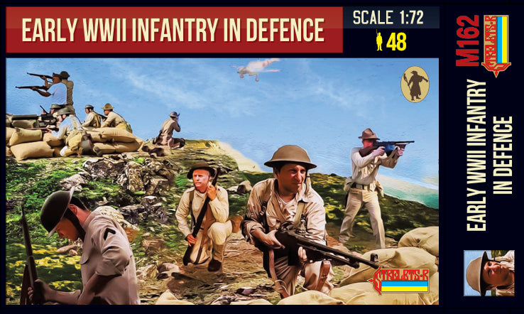 Strelets STRM162 1:72 Early WWII US Infantry in Defence