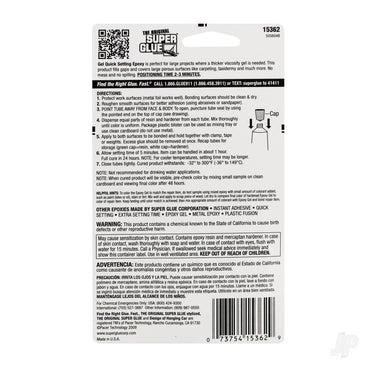 Super Glue 5 Minute Quick Setting Single Use Epoxy Gel (0.14oz, 4g) 15362