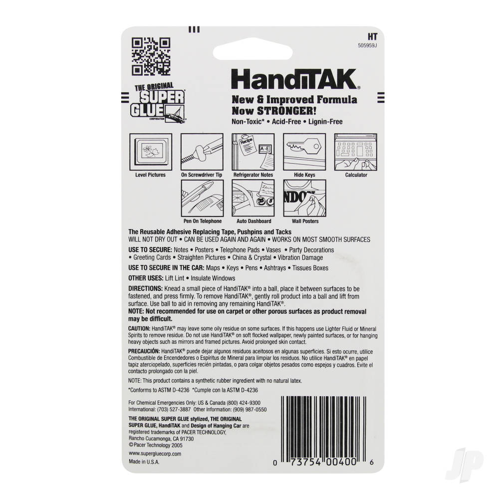 Super Glue Handi Tak Single Pack (1oz, 28g) HT