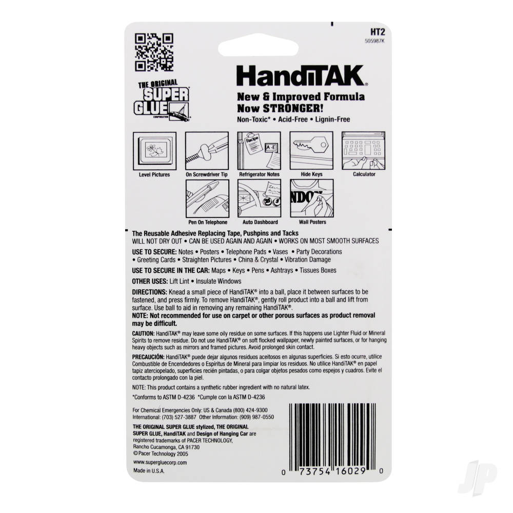 Super Glue Handi Tak Double Pack (2oz, 56g) HT2