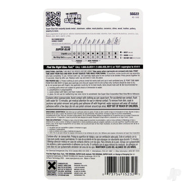 Super Glue Super Glue Gel 2-Pack (2x 0.07oz, 2g) SGG22