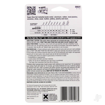 Super Glue Super Glue Gel 3-Pack (3x 0.07oz, 2g) SGG23