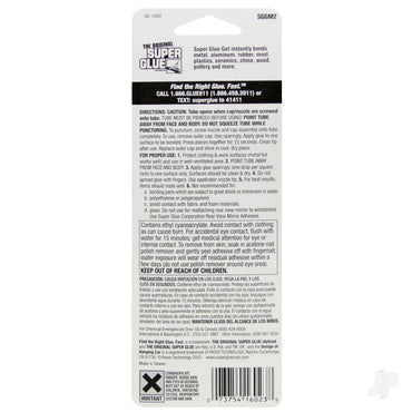 Super Glue Super Glue Gel (0.07oz, 2g) SGGM2