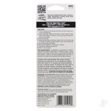 Super Glue Super Glue 2-Pack Small Card (2x 0.07oz, 2g) SGM22