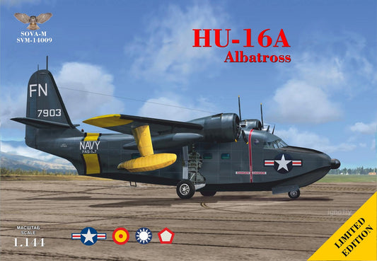 Sova-M SVM-14009 1:144 Grumman Hu-16A "Albatross" flying boat