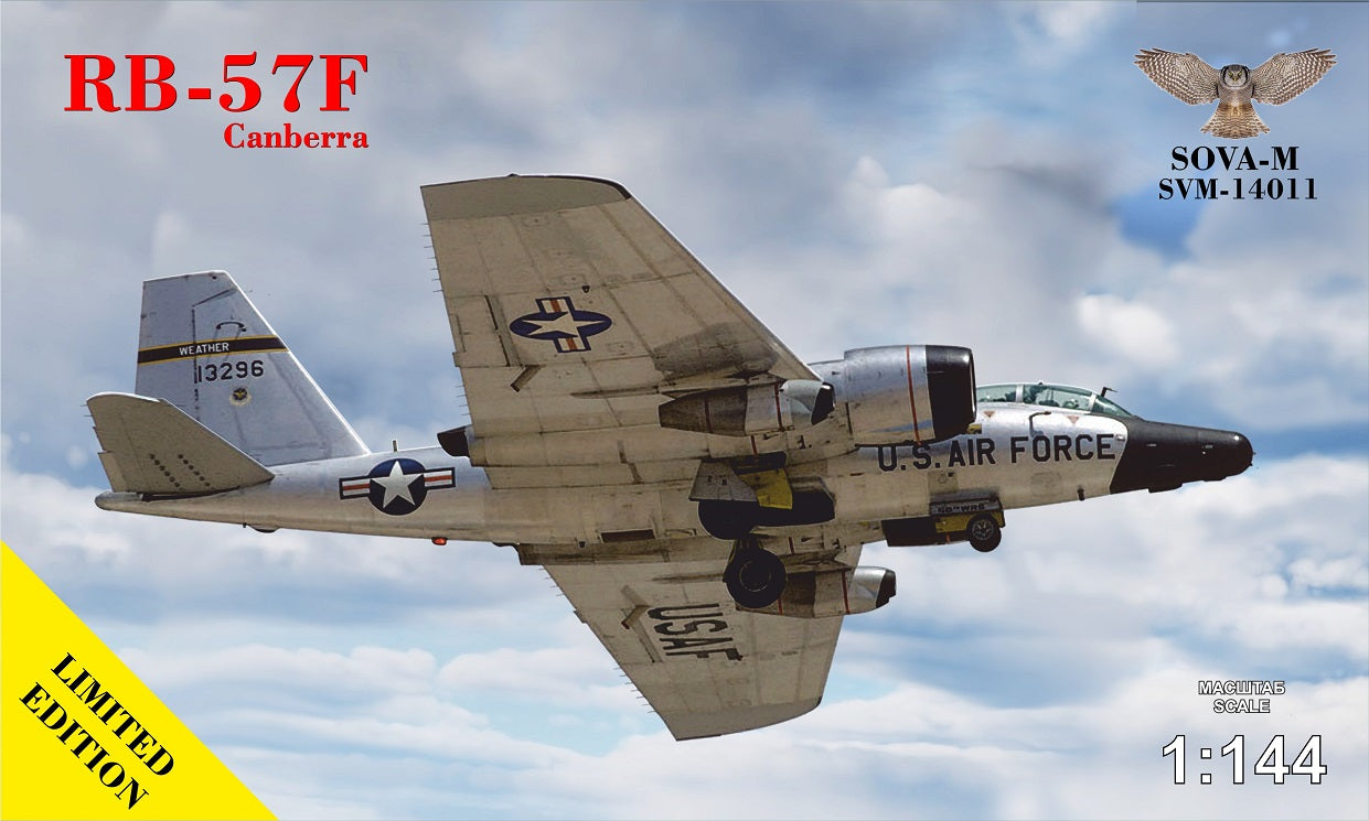 Sova-M SVM-14011 1:144 Martin RB-57F Canberra Weather Recon