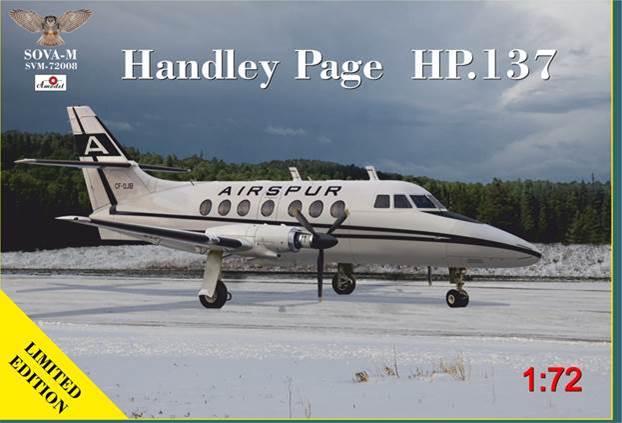 Sova-M SVM-72008 1:72 Handley-Page HP.137 Jetstream -Airspur