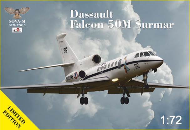 Sova-M SVM-72015 1:72 Dassault Falcon 50M Surmar