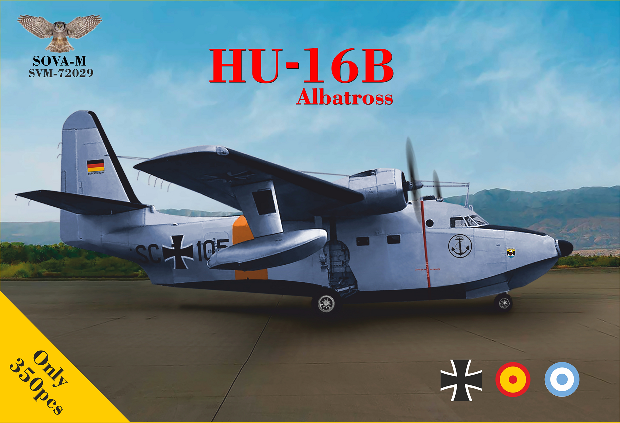 Sova-M SVM-72029 1:72 Grumman HU-16B Albatross Flying Boat