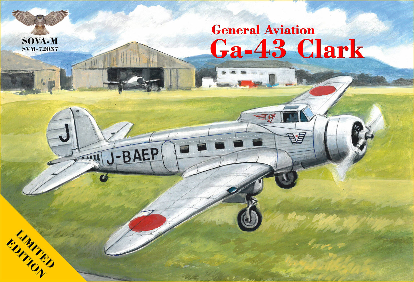 Sova-M SVM-72037 1:72 General-Aviation GA-43"Clark" airliner